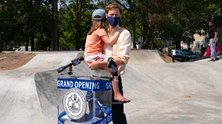 Scantlebury Skatepark Ribbon Cutting Press Conference