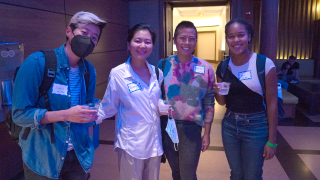 2022 Graduate & Professional Student Cultural Center Crawl in The Underground at Yale Schwarzman Center. Photo: Maurice L. Harris